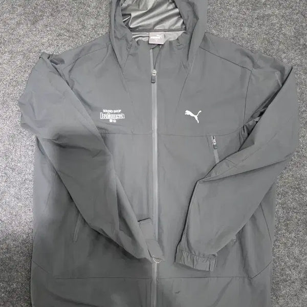 [BUNJANG] Puma Windbreaker Jacket Gray / 푸마 바람막이 자켓 그레이