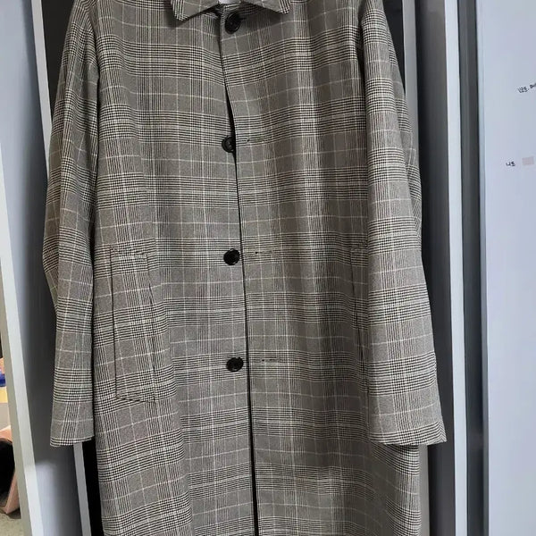 [BUNJANG] Custom Mellow Check Mac Coat Size 95 / 커스텀멜로우 체크 맥코트 사이즈95  판매합니다.