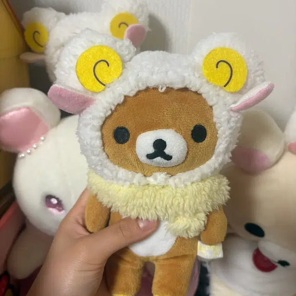 [BUNJANG] San-X Rilakkuma Sheep Plush / 고전 산엑스 리락쿠마 양 머플러 인형