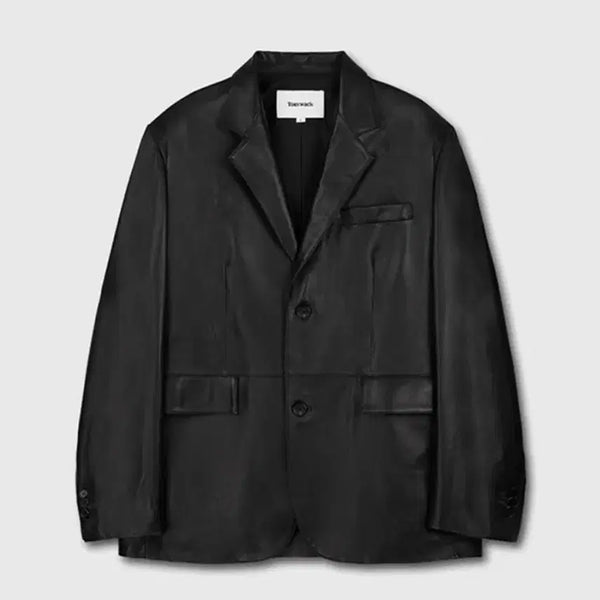 [BUNJANG] Tony Wack Leather Blazer / [L] 토니웩 레더 블레이저
