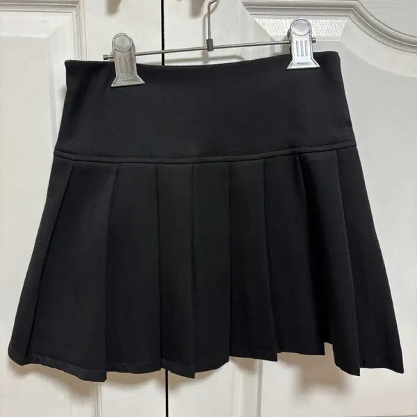 [BUNJANG] Black Pleated Skirt / 블랙 플리츠 스커트