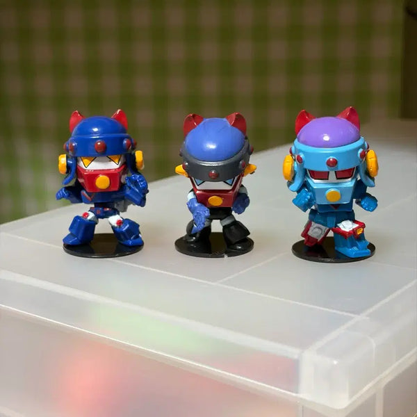 [BUNJANG] Lotteeria Taekwon V 3 Types Figure Bundle Set / 롯데리아 태권브이 피규어 3종 일괄