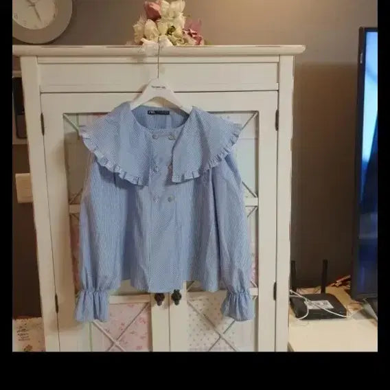 [BUNJANG] Zara Ruffle Blouse / 자라 프릴 블라우스/55