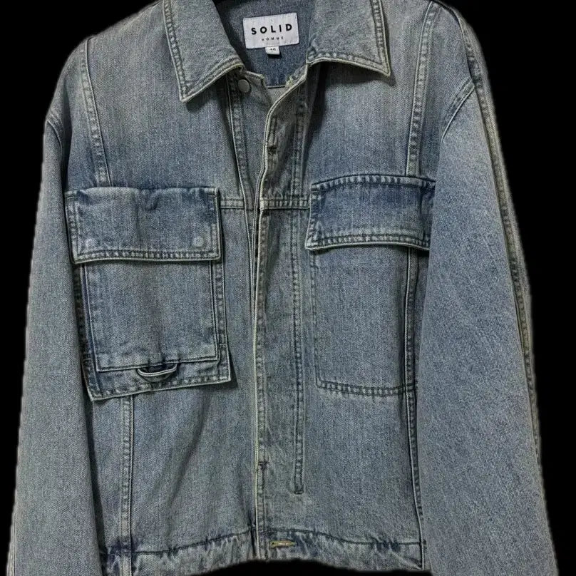 [BUNJANG] Solid Homme 22SS Denim Jacket Size 46 / 22ss 솔리드옴므 청자켓 46사이즈