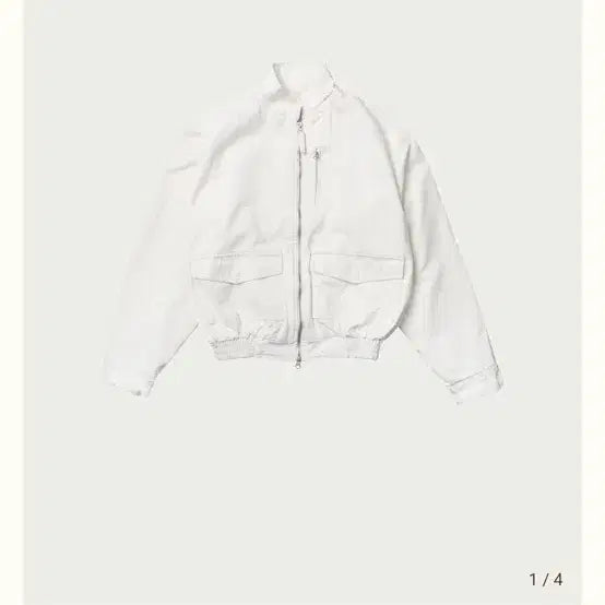 [BUNJANG] Ribbon Light Paint Jacket White / 리본빛 페인트자켓 화이트
