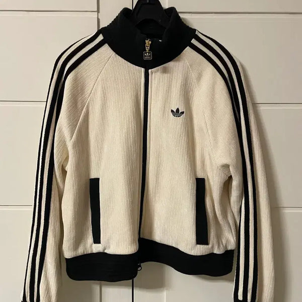 [BUNJANG] Adidas Jersey Outerwear Ivory / 아디다스 져지 아우터 아이보리