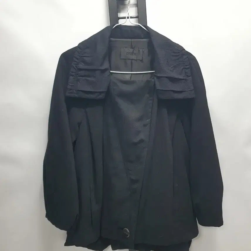 [BUNJANG] System Cashmere Blend Coat Black / 시스템 코트 캐시미어 블랜드 블랙
