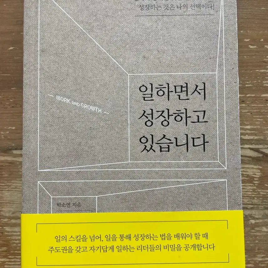 [BUNJANG] Park So-yeon "Growing While Working" Book / 일하면서 성장하고 있습니다 - 박소연