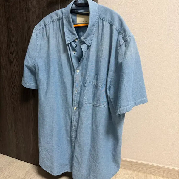 [BUNJANG] Theory Chambray Shirt Size 4 / 포터리 샴브레이 셔츠 4