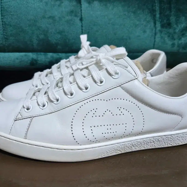 [BUNJANG] Gucci Ace Interlocking Sneakers Size 7.5 / 구찌 에이스 인터로킹 7.5사이즈.
