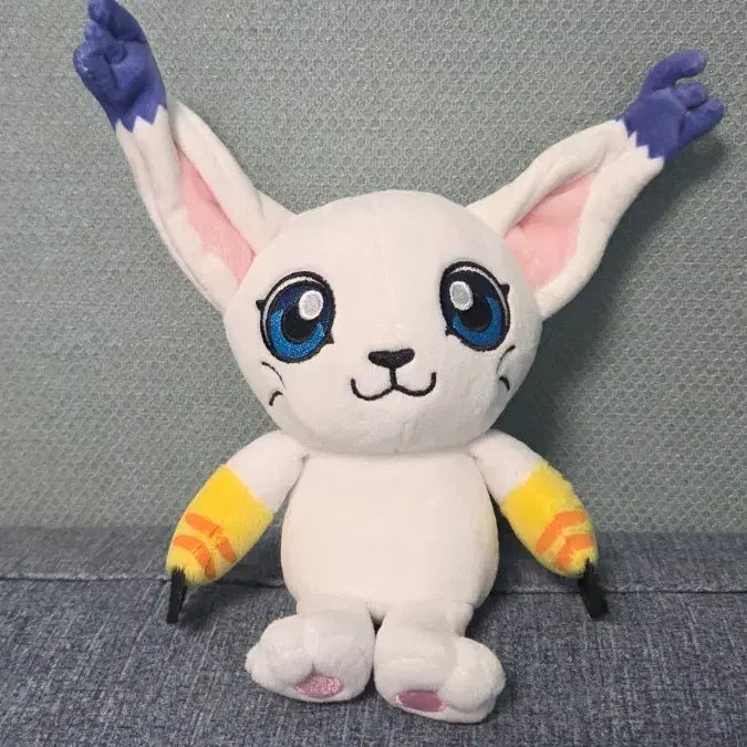 [BUNJANG] Digimon Gatomon Chibi Plush / 디지몬 가트몬 치비 인형