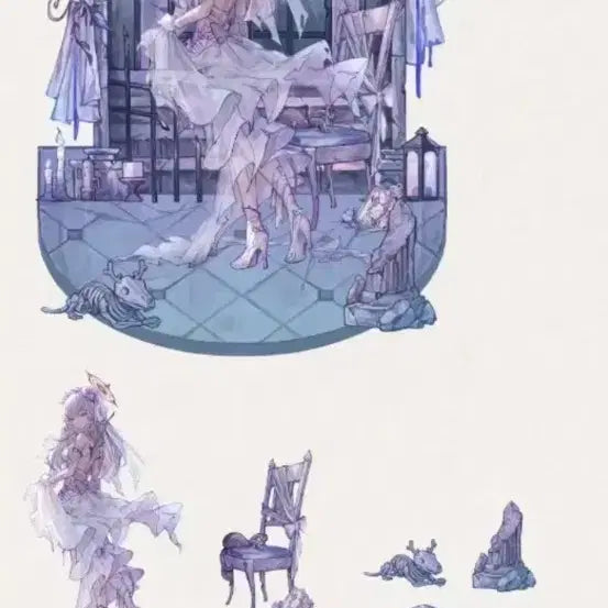 [BUNJANG] Blue Archive Haruna Diorama Acrylic Stand / 블루아카이브 하루나 디오라마 아크릴스탠드