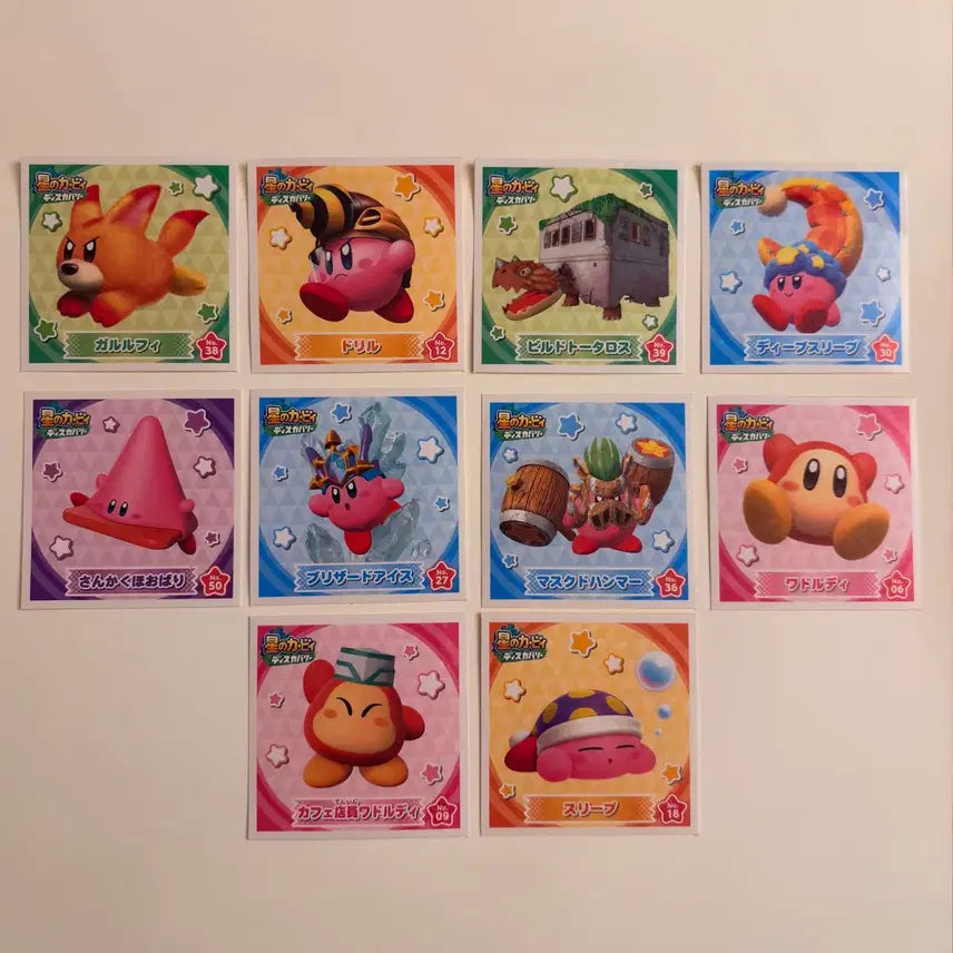 [BUNJANG] Kirby Star Seal Stickers / 별의 커비 씰 스티커