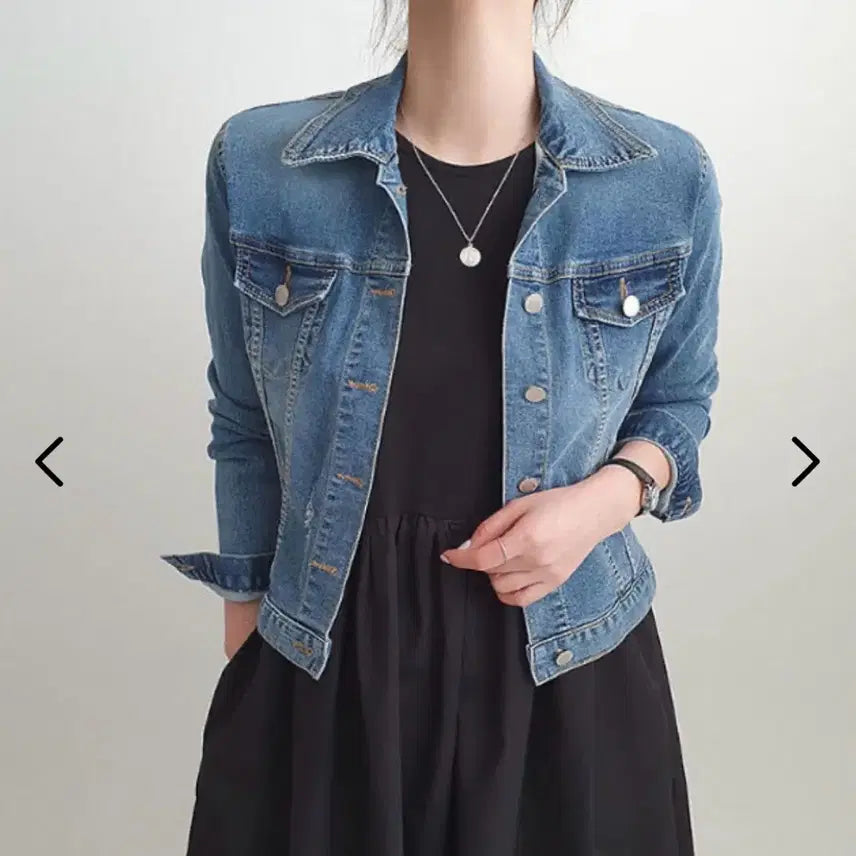 [BUNJANG] Mid-Wash Denim Jacket / 청자켓