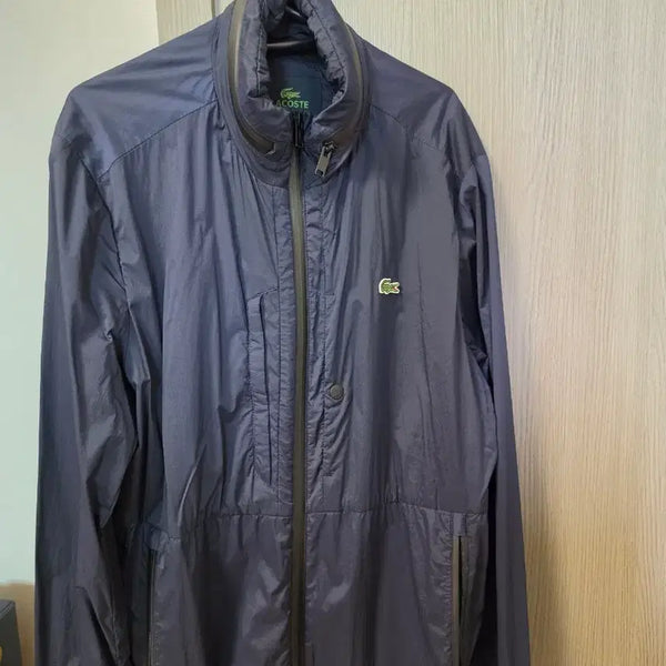 [BUNJANG] Lacoste Men's Navy Windbreaker Jumper / 라코스테 남성 바람막이 점퍼 네이비