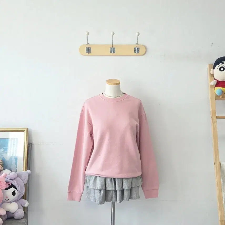 [BUNJANG] URBAN LIFE STYLE Pink Sweatshirt / 빈티지 만원샵 URBAN LIFE STYLE 핑크 맨투맨