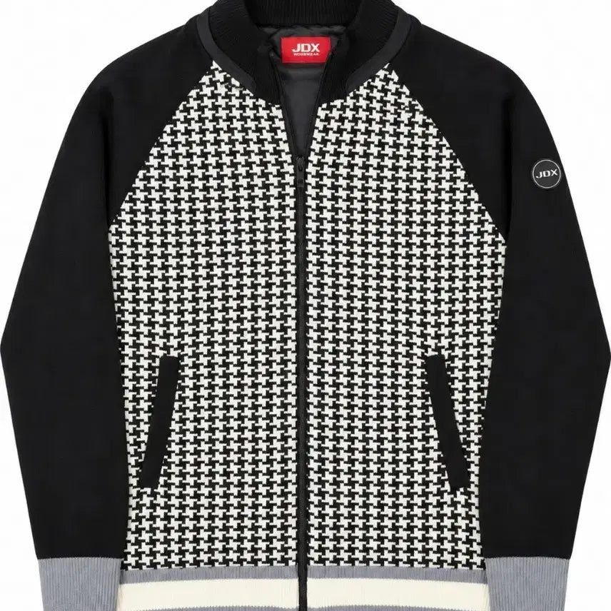 [BUNJANG] JDX Houndstooth Pattern Knit Golf Wear / JDX