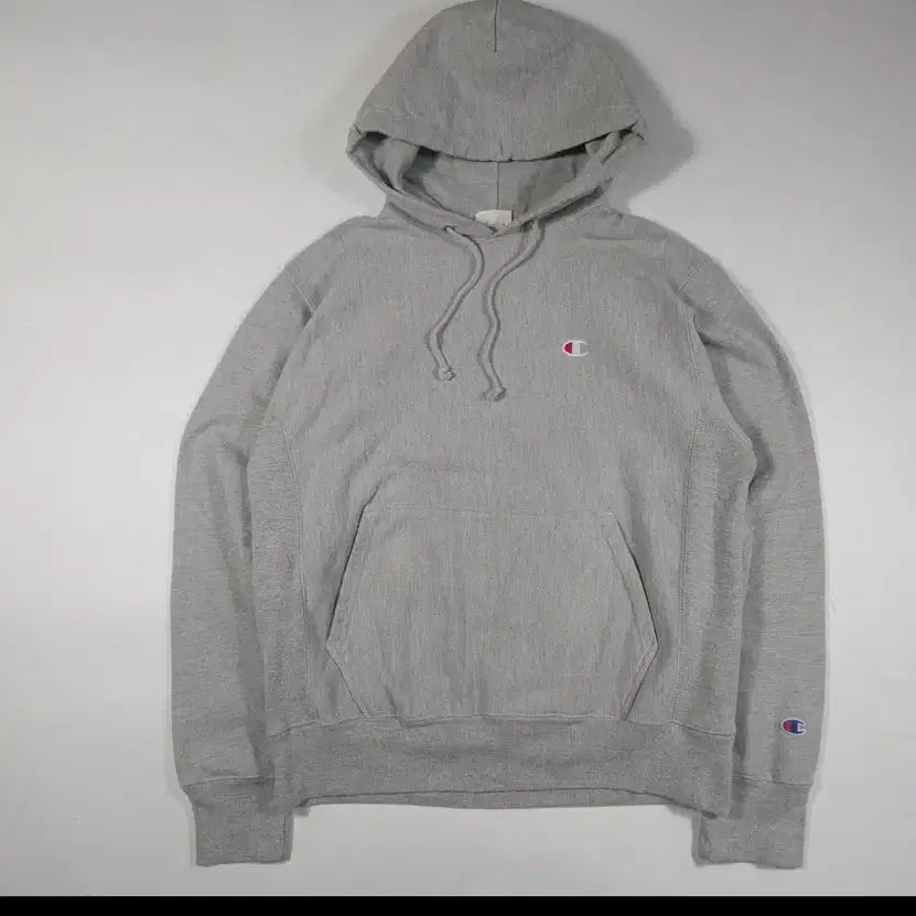 [BUNJANG] Champion Grey Hoodie / 챔피온 후드티 그레이