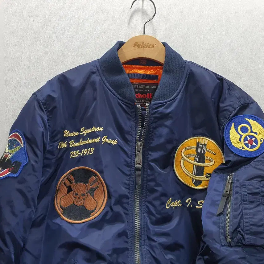 [BUNJANG] Schott MA-1 Flight Jacket Size L / 쇼트 Schott MA-1 항공자켓 L사이즈 (100정도) 가로57 세로66