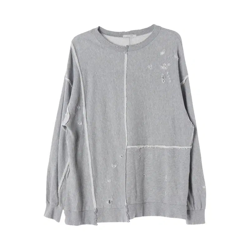 [BUNJANG] JAPAN Cotton Distressed Sweatshirt / JAPAN (MEN - F) 코튼 디스트로이드 맨투맨