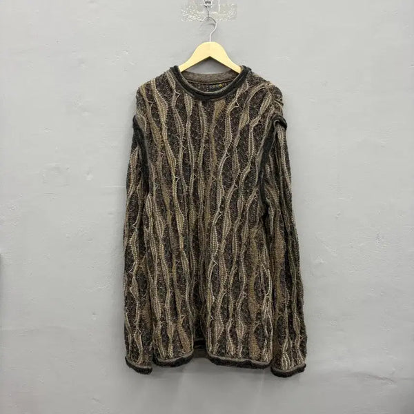 [BUNJANG] Kuji Cable Knit Sweater / 쿠지 케이블 니트