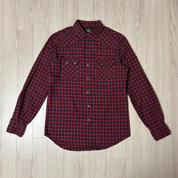 [BUNJANG] RRL Western Check Shirt M / RRL 더블알엘 웨스턴 체크 셔츠 M