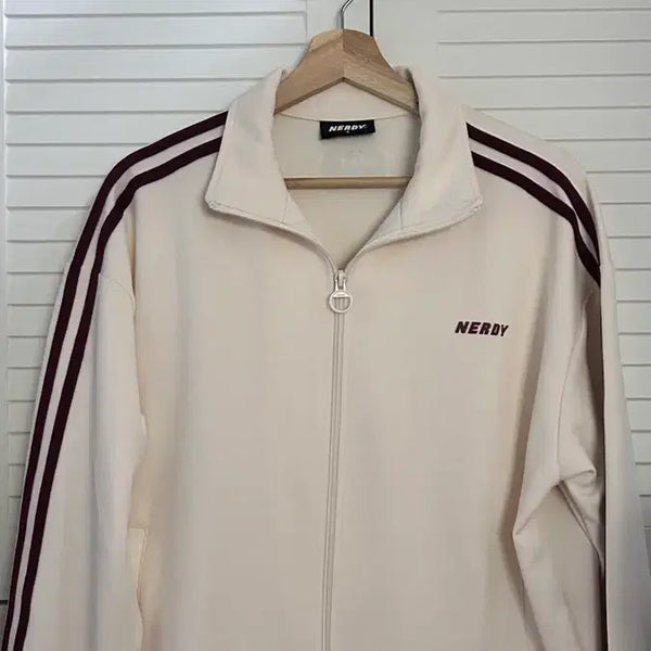 [BUNJANG] NERDY Track Top Cream / NERDY 널디 트랙탑 크림 ((희귀템