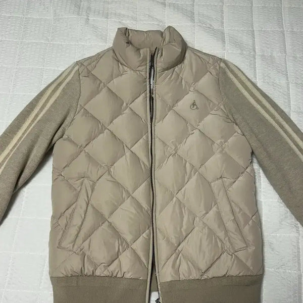 [BUNJANG] Beanpole Quilting Padded Combi Jacket Beige / 빈폴 퀼팅 패딩 콤비 자켓 베이지