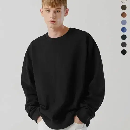 [BUNJANG] Essential Oversized Sweatshirt / 에센셜 오버핏 맨투맨