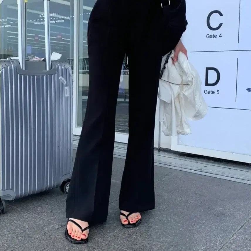[BUNJANG] PINRU Aiden First Bootcut Slacks - Long S Size / 핀르 에이든 퍼스트 부츠컷 슬랙스 롱 S사이즈