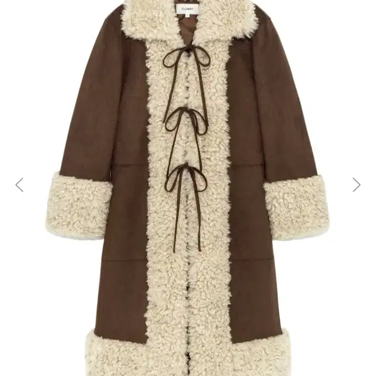 [BUNJANG] Glonny Olsen Fur Coat (Brown) / 글로니 퍼 무스탕 코트 OLSEN FUR COAT (BROWN)