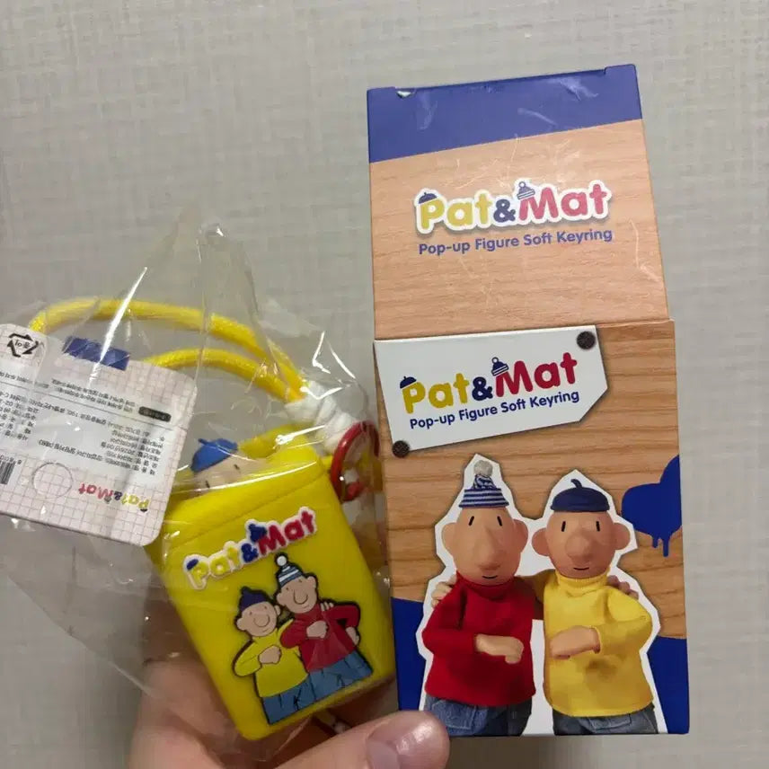 [BUNJANG] Pat & Mat Pat Figure Soft Keyring / 패트와매트 팝업피규어 말랑키링(패트)