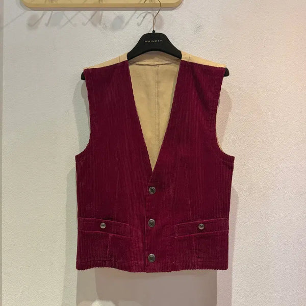 [BUNJANG] JUN 80s Corduroy Vest / 80s JUN Corduroy Vest