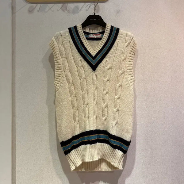 [BUNJANG] McGregor 90s Wool Cricket Vest / 90s McGregor Cricket Vest