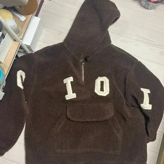 [BUNJANG] Oversized Fleece Hooded Zip-Up Jacket / 두툼한 뽀글이 후리스 겨울대비 아방핏 후드집업