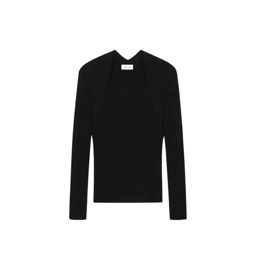 [BUNJANG] Haveless Square Neck Knit / 해브레스 haveless 스퀘어넥 니트