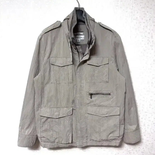 [BUNJANG] Calvin Klein Zip-Up Field Jacket / [M,95]캘빈클라인 집업 필드 자켓 CK