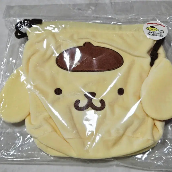 [BUNJANG] Pompompurin Steamed Bun Drawstring Pouch (Pompompurin Only) / 폼폼푸린 와앙만두팝업 조리개파우치 (푸린만!)