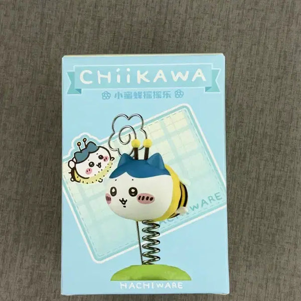 [BUNJANG] Chiikawa Bee Spring Memo Holder Hachiware / 치이카와 꿀벌 스프링 메모 꽂이 하치와레