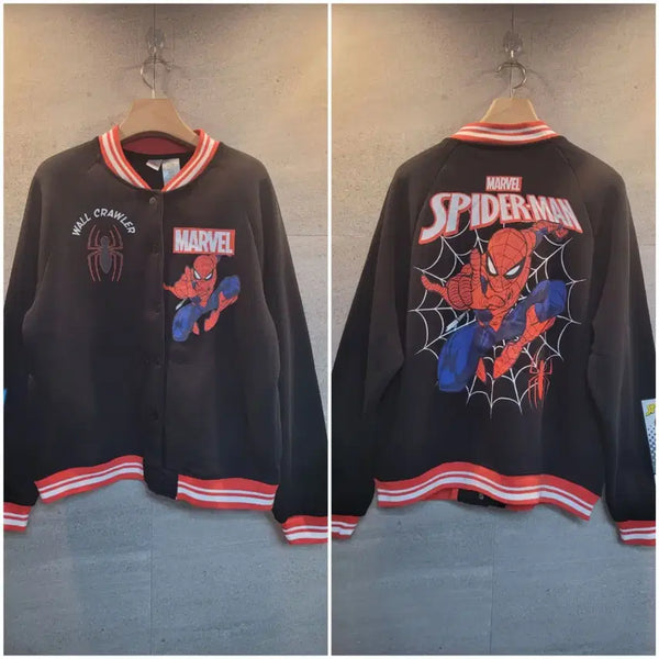 [BUNJANG] Marvel Spider-Man Stadium Jacket / 마블 정품. 스파이더맨. 스태디엄 자켓. 미착.