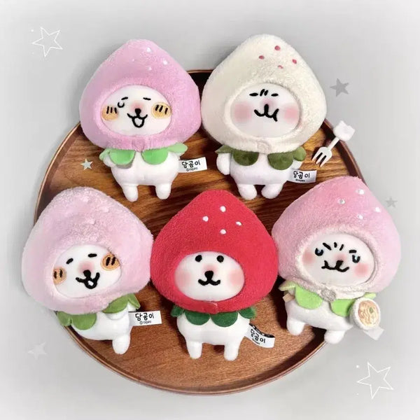 [BUNJANG] 10cm Doll Strawberry Hat / 10cm 인형 인형옷 모자 과일 딸기 모자 양도 판매