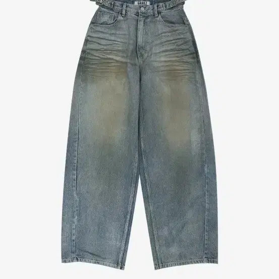 [BUNJANG] Grailed Coated Ballon Denim Pants / 그레일즈coated Ballon  denim  pants