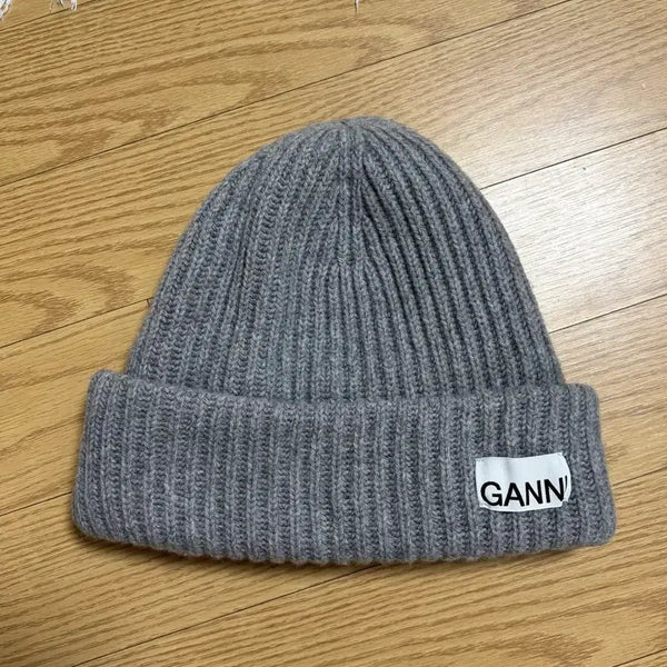[BUNJANG] GANNI Beanie Grey / GANNI 비니 그레이