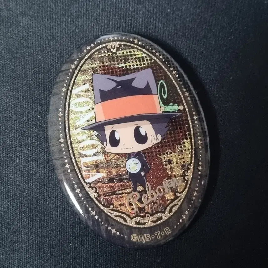 [BUNJANG] Reborn! Pop-Up Oval Can Badge / 가정교사 히트맨 리본 팝업 타원형 캔뱃지