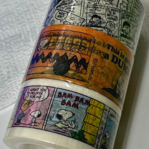 [BUNJANG] Peanuts Snoopy Masking Tape Set (Sealed) / 피너츠 스누피 마스킹테이프 세트 미개봉
