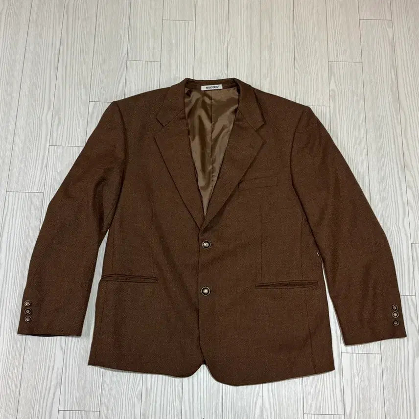 [BUNJANG] Choco Brown Blazer Jacket 2XL (110) / 블레이저 자켓 2xl 110 상태a