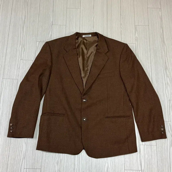 [BUNJANG] Choco Brown Blazer Jacket 2XL (110) / 블레이저 자켓 2xl 110 상태a