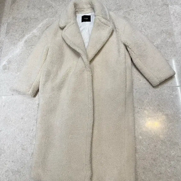 [BUNJANG] Maje Teddy Bear Coat / 마쥬 테디베어 코트