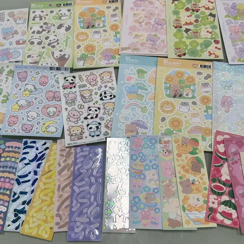 [BUNJANG] Ryeon Fancy Sticker Set (27 pcs) / 라연팬시 스티커 판매