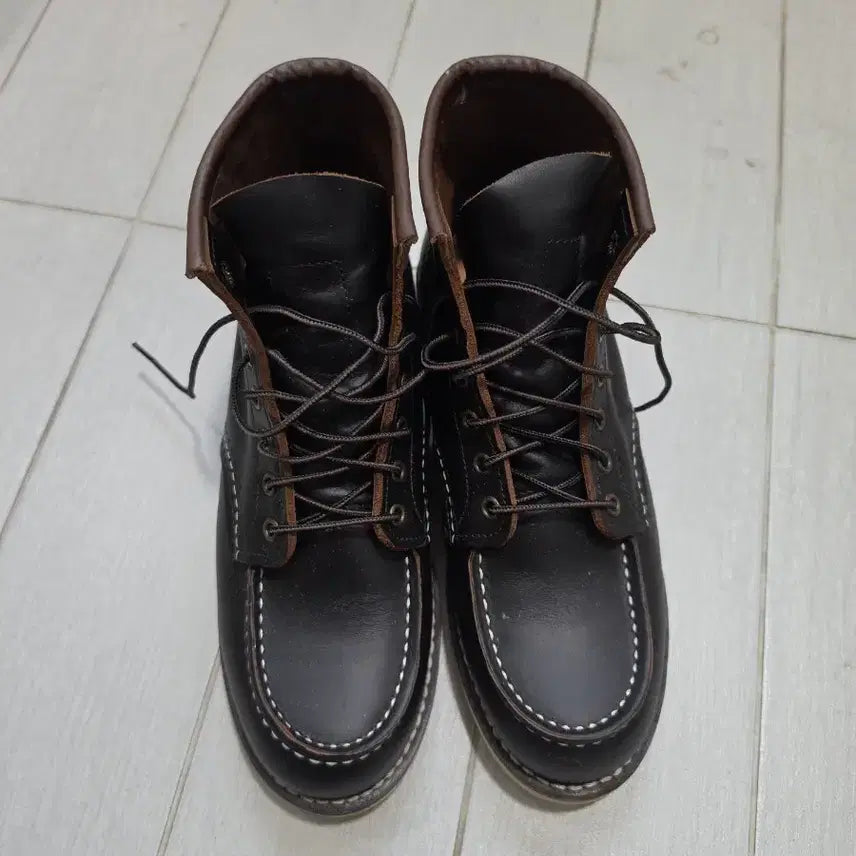 [BUNJANG] Red Wing Moc Toe Black Prairie 8D / 레드윙 목토 블랙프레리 8D